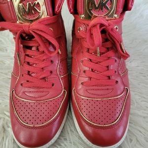 Michael Kors High top sneaker wedges